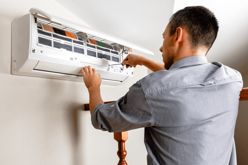 Residential air-conditioning installation
