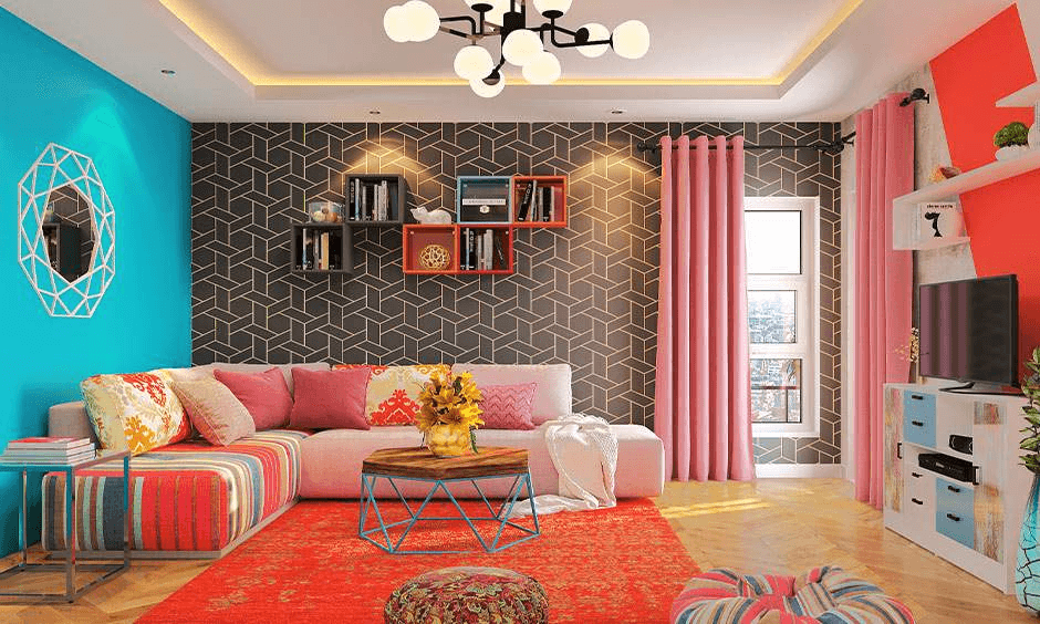 Freshly painted home interior